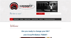 Desktop Screenshot of crossfitelation.com