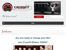 Tablet Screenshot of crossfitelation.com